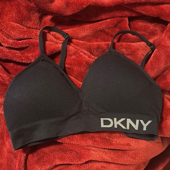 DKNY Charcoal padded Bralette - Picture 1 of 5